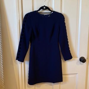 club monaco long sleeve mini work dress size 00